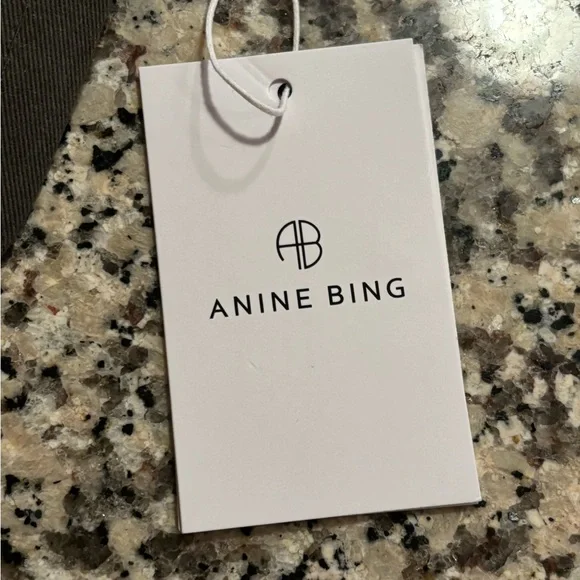 Anine Bing Jeremy Baseball Hat in Dark Olive NEW WITH TAGS - Picture 4 of 4